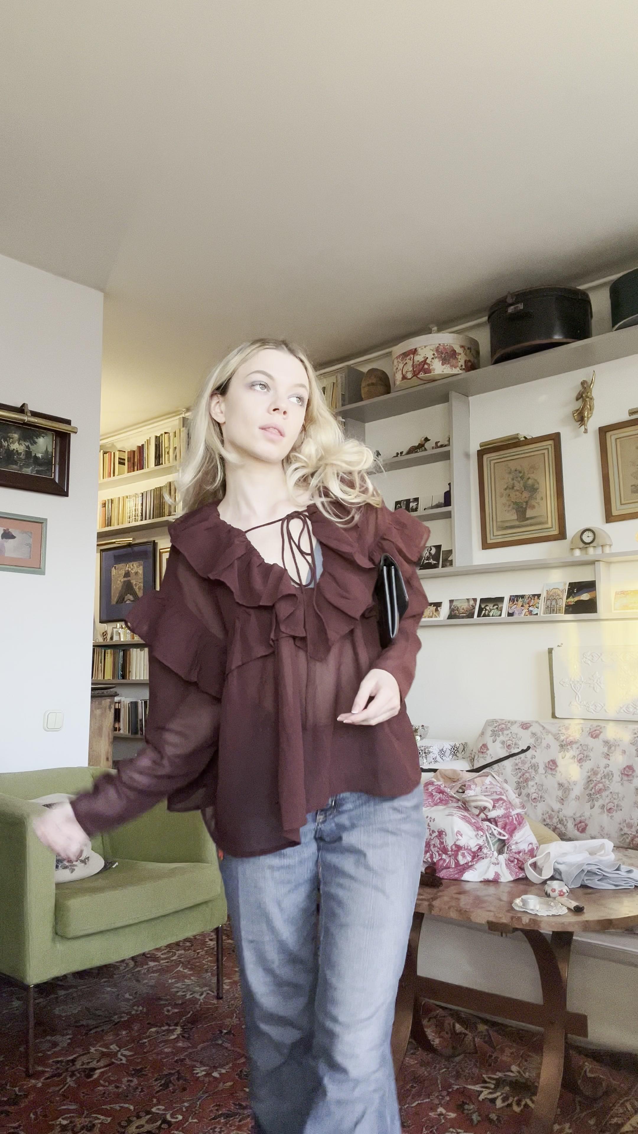 Woman pulling wallet from jeans